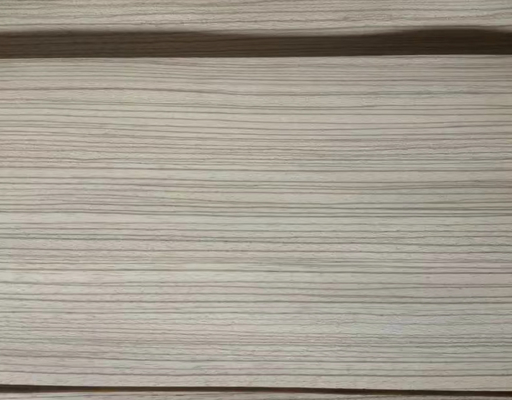 Forro de madeira natural Zebrano altamente decorativo para fabricação de móveis