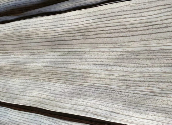 Veneer de madeira natural Zebrano