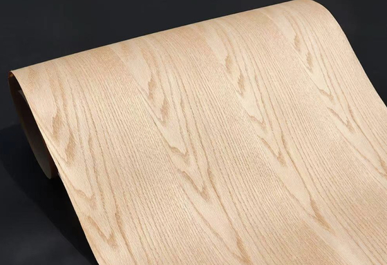 Largura 64cm Papel Kraft Madeira Veneer Verniz de Envolvimento Marrom 15C a 50C