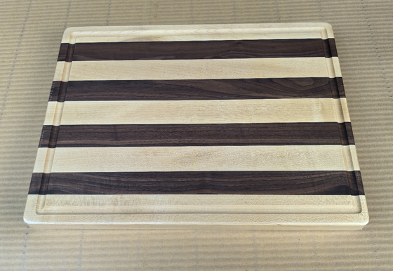 Tabela de corte de madeira de noz preta Tabela de corte de noz 600x450x38mm 500x380x35mm